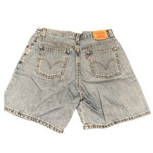 Levi's Classic Fit Denim Shorts 12 MIS Light Wash High Rise Blue Excellent